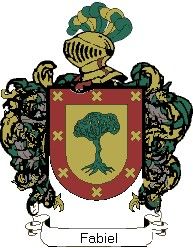 Escudo del apellido Fabiel