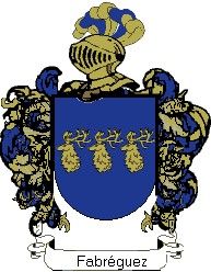 Escudo del apellido Fabréguez