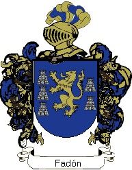 Escudo del apellido Fadón