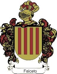 Escudo del apellido Falceto