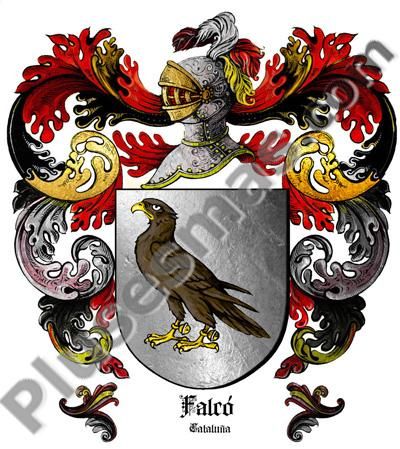 Escudo del apellido Falcó