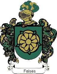 Escudo del apellido Falses