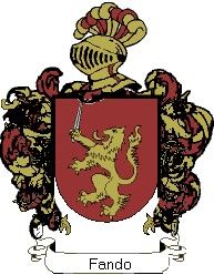 Escudo del apellido Fando