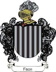 Escudo del apellido Faon