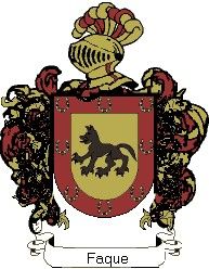 Escudo del apellido Faque