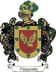 Escudo del apellido Faquineto