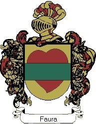 Escudo del apellido Faura