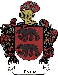 Escudo del apellido Fausto