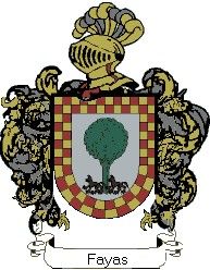 Escudo del apellido Fayas