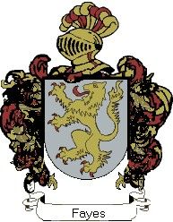 Escudo del apellido Fayes