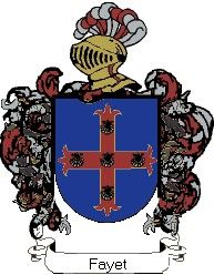 Escudo del apellido Fayet