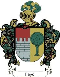 Escudo del apellido Fayo