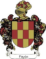 Escudo del apellido Fayón