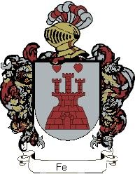 Escudo del apellido Fe