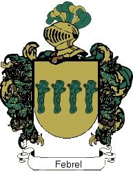 Escudo del apellido Febrel