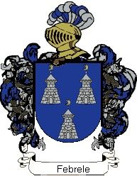 Escudo del apellido Febrele