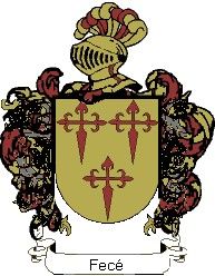 Escudo del apellido Fecé