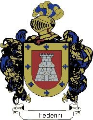 Escudo del apellido Federini