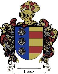 Escudo del apellido Ferex