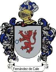 Escudo del apellido Fernández de caleva