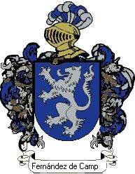 Escudo del apellido Fernández de campos