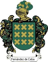 Escudo del apellido Fernández de ceballos