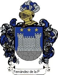 Escudo del apellido Fernández de la peña