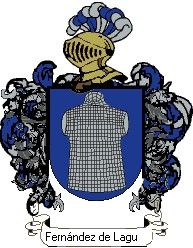 Escudo del apellido Fernández de laguna