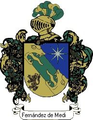 Escudo del apellido Fernández de mediavilla