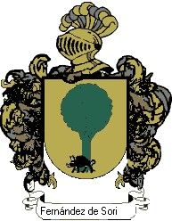 Escudo del apellido Fernández de soria