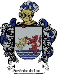 Escudo del apellido Fernández de toro