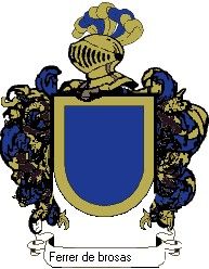 Escudo del apellido Ferrer de brosas