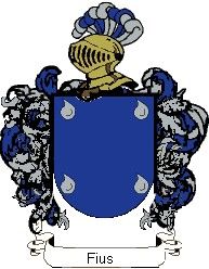 Escudo del apellido Fius