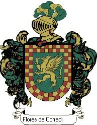 Escudo del apellido Flores de corradi