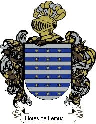 Escudo del apellido Flores de lemus