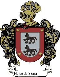 Escudo del apellido Flores de sierra