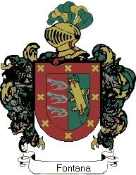 Escudo del apellido Fontana