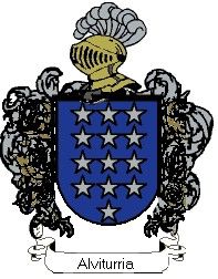 Escudo del apellido Alviturria