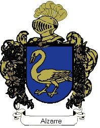 Escudo del apellido Alzarre