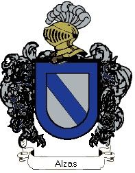 Escudo del apellido Alzas