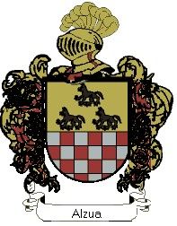 Escudo del apellido Alzua