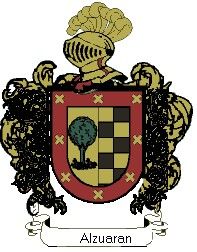 Escudo del apellido Alzuaran