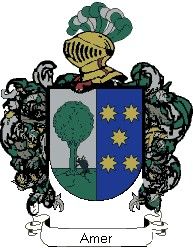 Escudo del apellido Amer