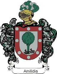 Escudo del apellido Amilidia