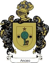 Escudo del apellido Anceo