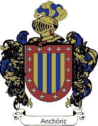 Escudo del apellido Anchóriz