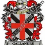 Escudo del apellido Gallandre