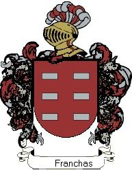 Escudo del apellido Franchas