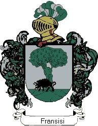 Escudo del apellido Fransisi