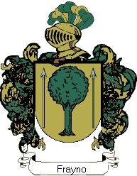 Escudo del apellido Frayno